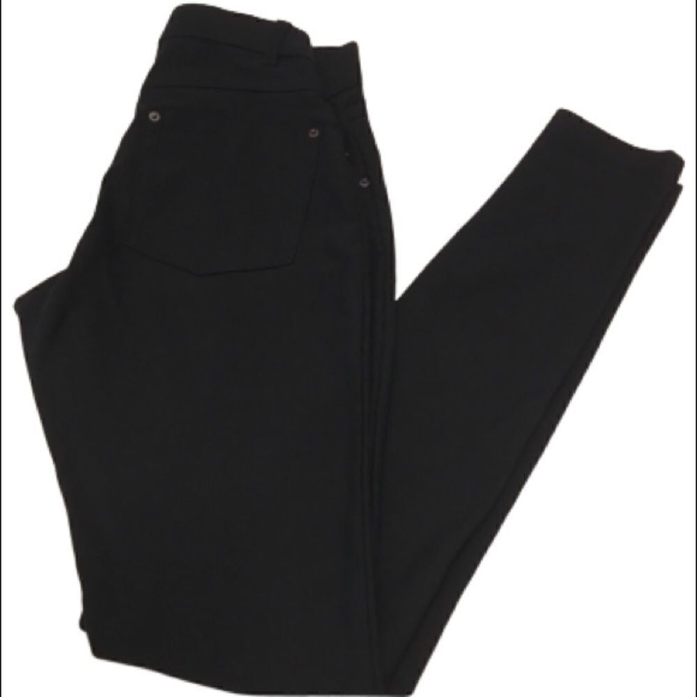 HUE BLACK JEGGINGS SIZE XS NWOT